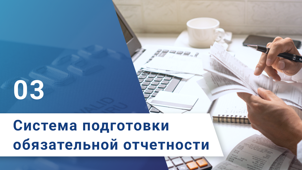 Система подготовки обязательной отчетности - шаг 3
