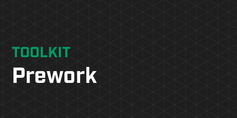 1 TOOLKIT Prework Kick-Off (Optional)