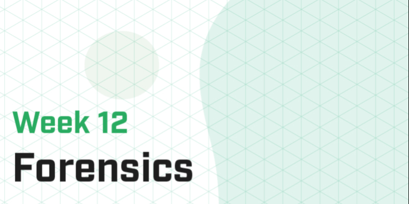 Week 12 - Forensics II (Master)
