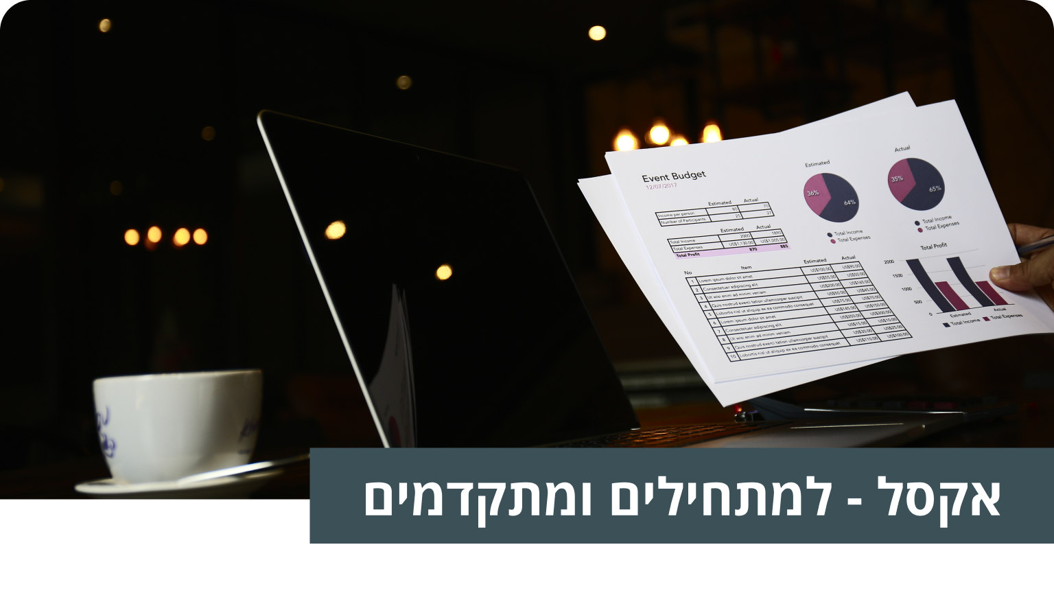 אקסל למתחילים ומתקדמים