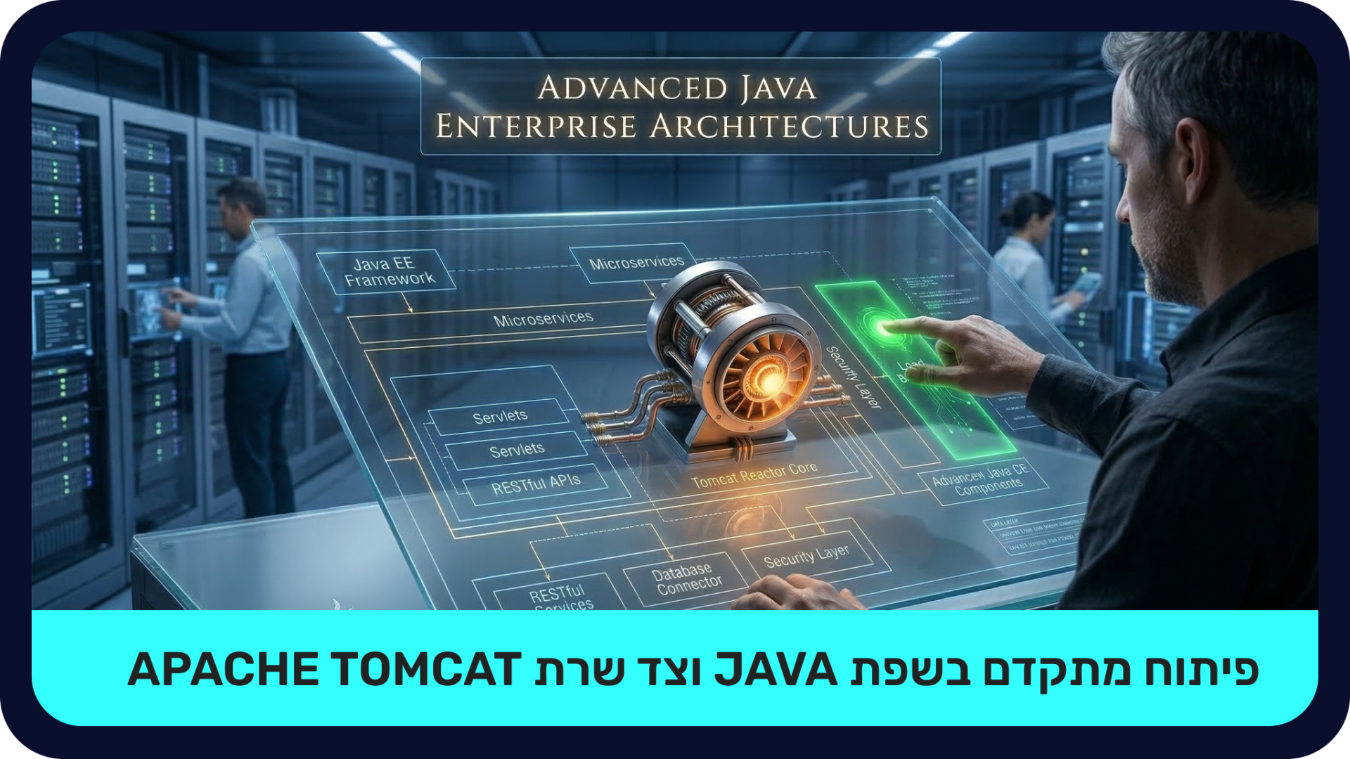 פיתוח מתקדם בשפת Java וצד שרת Apache Tomcat - LIVE